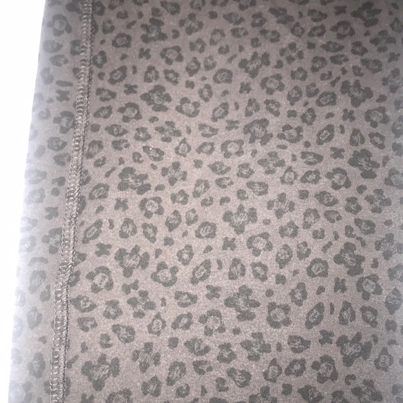 Leopard print dark grey leggings - Picture 2 of 6